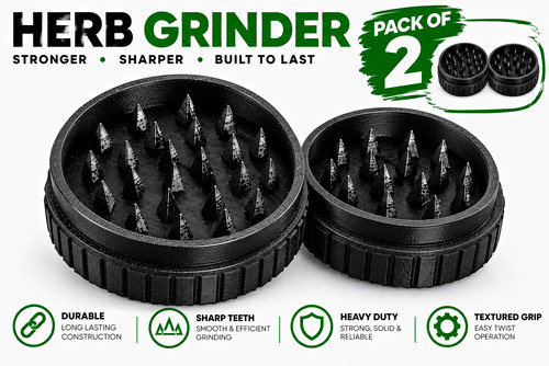 Herb grinders black - grinders, pack