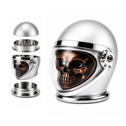 Silver 3inch grinder herb - silver,