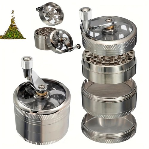 Metal herb grinder magnetic - herb,
