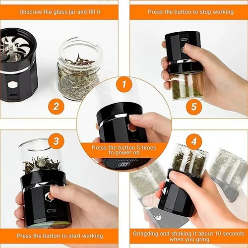 Tobacco grinder electric - electric, herb